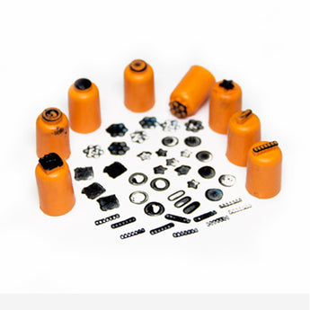 24 Finger Printers (8 Assorted Designs)