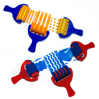 6 Pattern Sponge Rollers (Assorted Design)