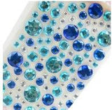 Colourful 3D Gemstones with self adhesive (2 Sheets of Approx. 180 pcs)
