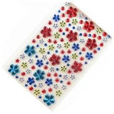 Colourful 3D Gemstones with self adhesive (2 Sheets of Approx. 180 pcs)