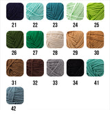 Coloured Yarn 4 Ply, 40gsm per roll