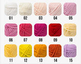 Coloured Yarn 4 Ply, 40gsm per roll