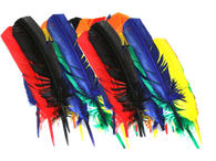 Feathers Assorted Sizes, 50 pcs/pack (Assorted Colours)