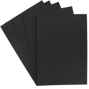 Black Construction Paper - 120gsm, 50 pcs/pack
