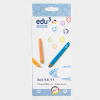 edu3 Triangular Coloured Pencil 12 cols,Card Box