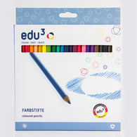Triangular Coloured Pencils - edu3 24 Regular