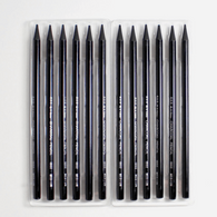 Kuelox Charcoal Pencils, Student Artist Quality End Dipped, 12 pcs. in box