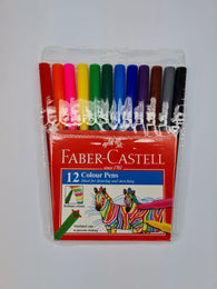 Faber Castell Fine Tipped Markers 12 Cols.